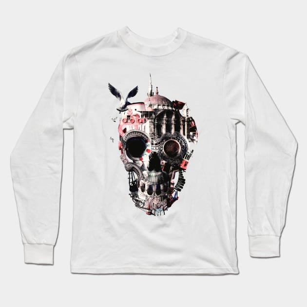 Istanbul Skull Long Sleeve T-Shirt by aligulec